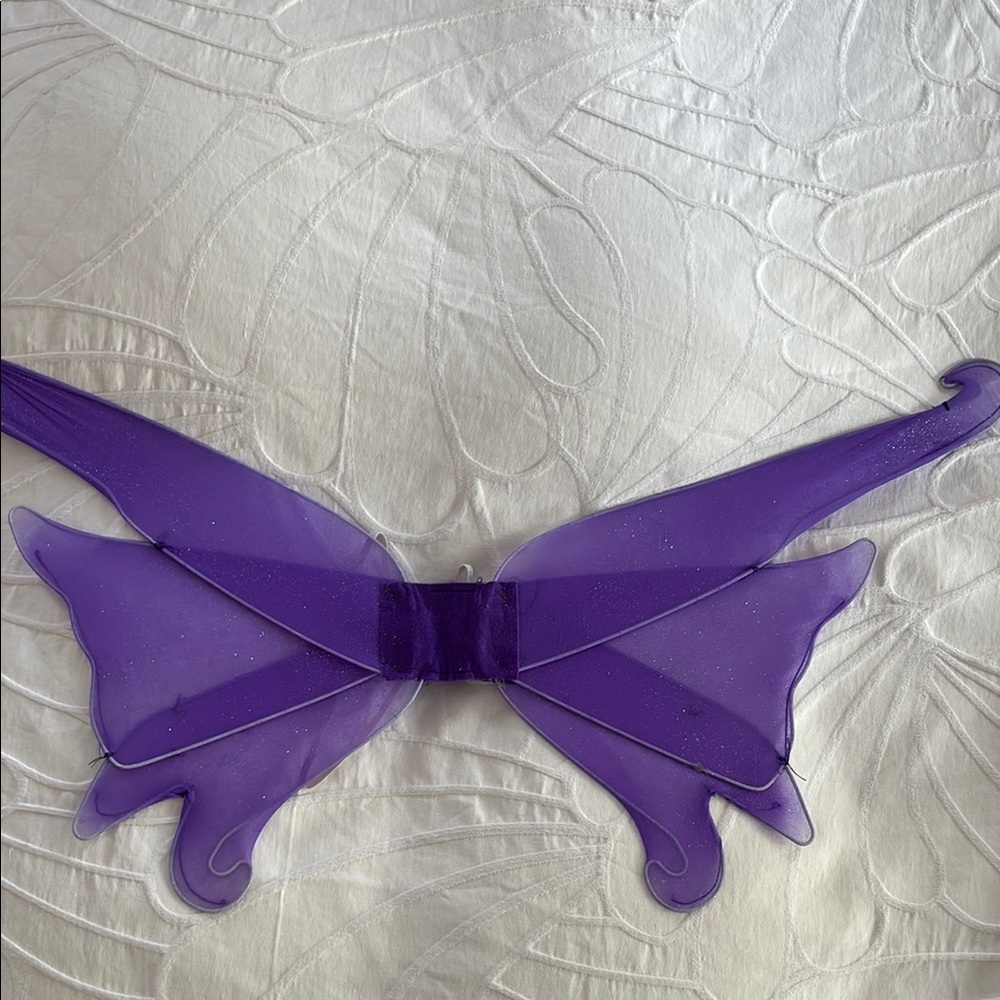 Purple Butterfly Wings Costume Accessory
